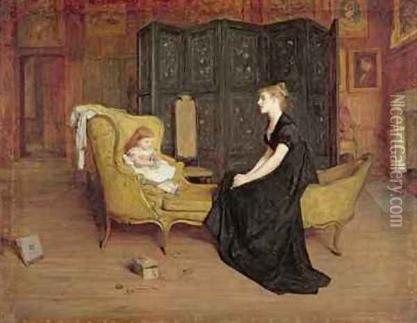 Her Idol 1868-70 Oil Painting - Sir William Quiller-Orchardson