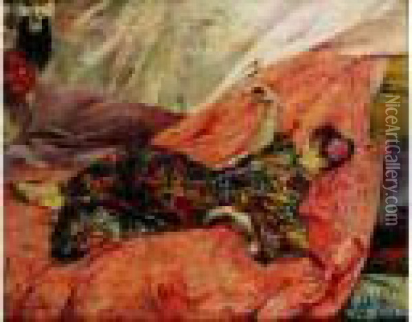 Sarah Bernhardt Dans L'intimite Oil Painting - Georges Antoine Rochegrosse
