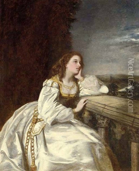 Juliet Oil Painting - William Powell Frith