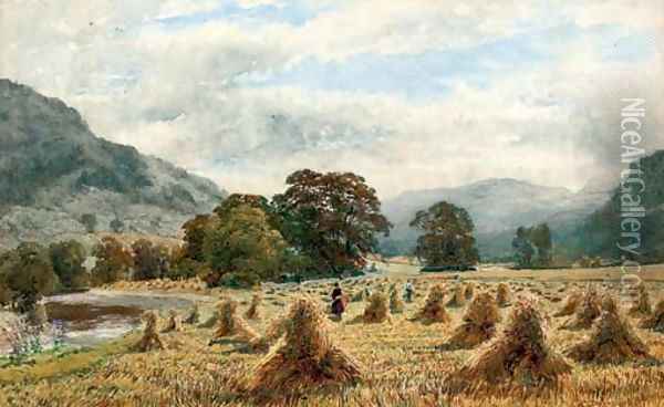 The cornfield Oil Painting - Charles Grant Davidson
