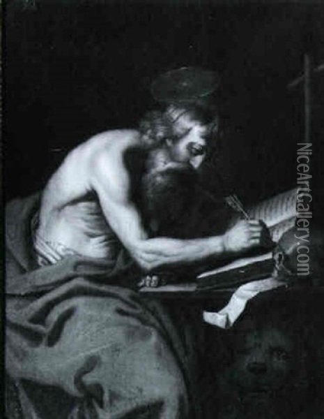 Der Heilige Hieronymus Oil Painting - Hendrick Bloemaert