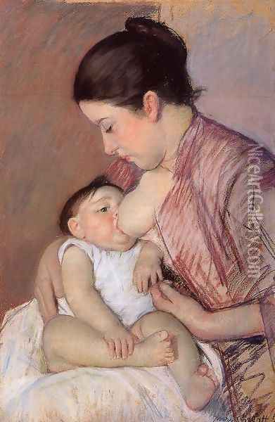 Motherhood2 Oil Painting - Mary Cassatt