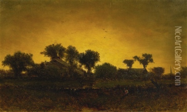 Light Triumphant Oil Painting - George Inness