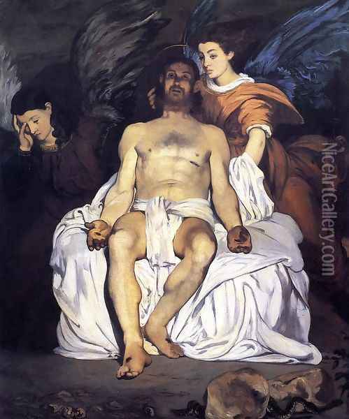 The Dead Christ and the Angels Oil Painting - Edouard Manet