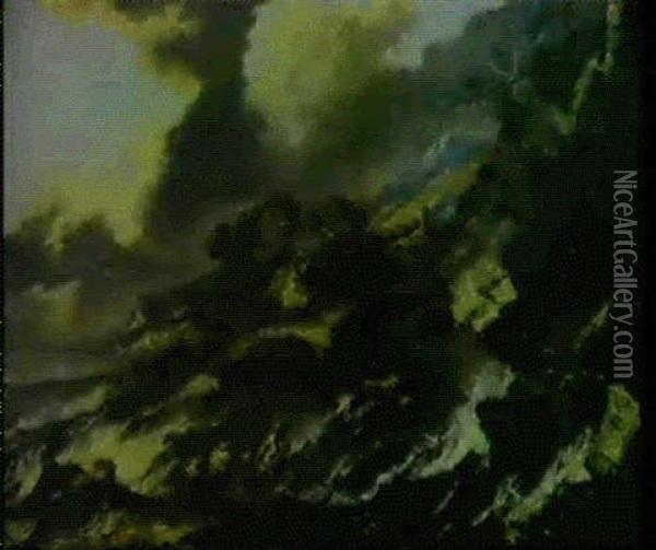 Tempesta Di Mare Oil Painting - Antonio Maria Marini