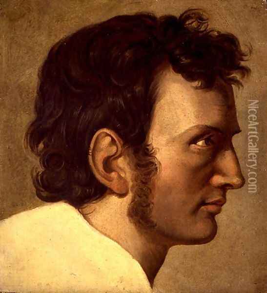 Self Portrait Oil Painting - Philipp Otto Runge