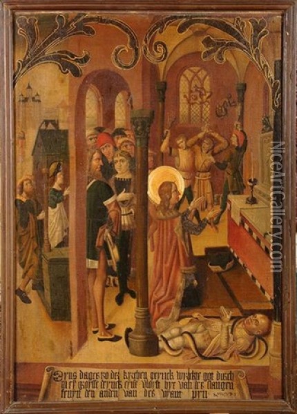 Martyre D'un Saint Oil Painting - Dieric Bouts the Elder