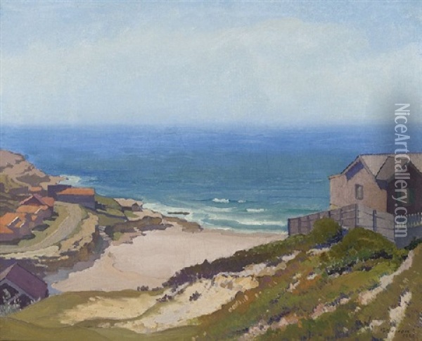 Sea And Sunshine Oil Painting - Elioth Gruner