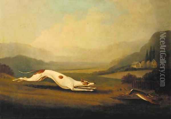 Hare coursing 2 Oil Painting - Samuel Spode