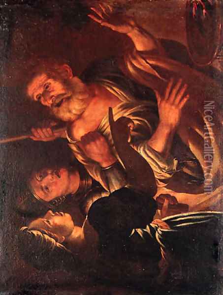 The Denial of Saint Peter Oil Painting - Gerrit Van Honthorst
