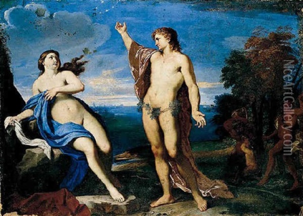 Bacchus And Ariadne Oil Painting - Carlo Maratta