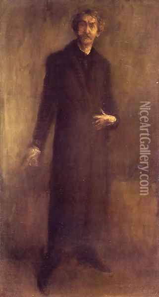 Brown and Gold Oil Painting - James Abbott McNeill Whistler
