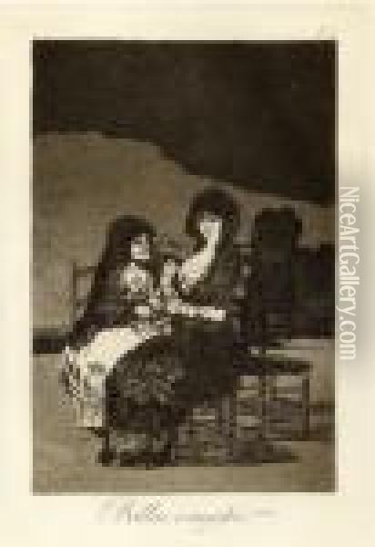 Bellos Consejos Oil Painting - Francisco De Goya y Lucientes