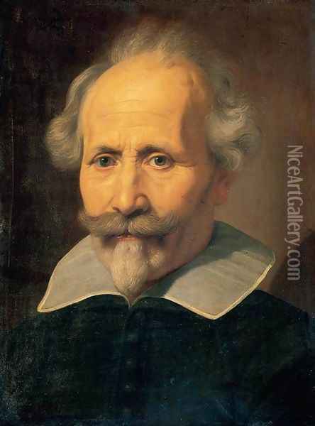 Portrait of a Gentleman c. 1625 Oil Painting - Daniele Crespi
