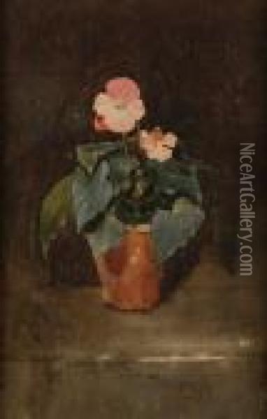 Tuberous Begonia Oil Painting - James Paterson