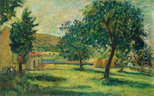 Paysage De Provence Oil Painting - Abraham Mintchine