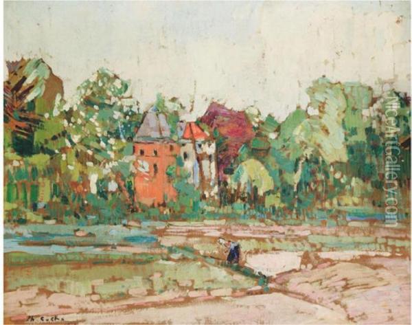 Landscape Oil Painting - Philibert Cockx