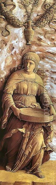 Tuccia Oil Painting - Andrea Mantegna