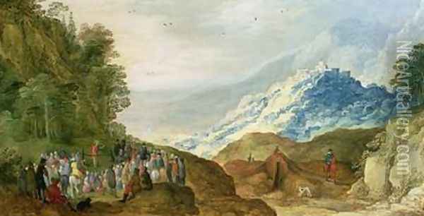 The Sermon on the Mount Oil Painting - Josse de Momper