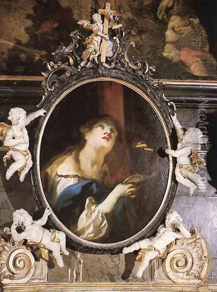 Mary Magdalene 1754 Oil Painting - Franz Anton Maulbertsch
