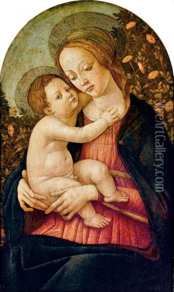 Madonna Col Bambino Oil Painting - Sandro Botticelli