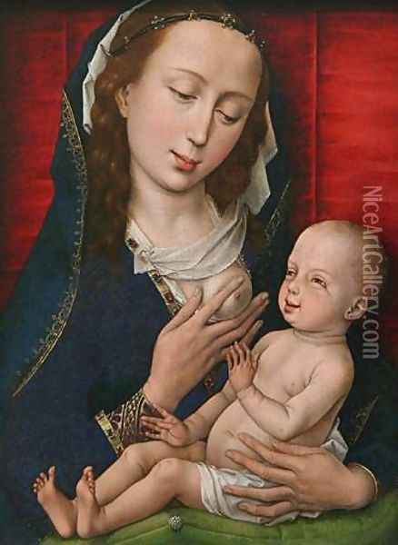 Madonna and Child Oil Painting - Rogier van der Weyden