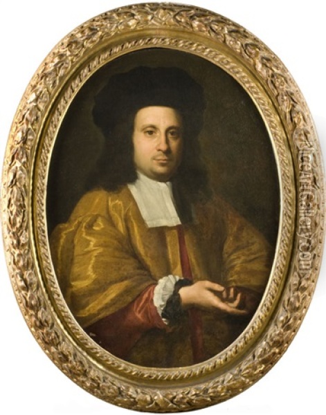 Portrait Eines Venezianischen Adeligen Oil Painting - Sebastiano Bombelli