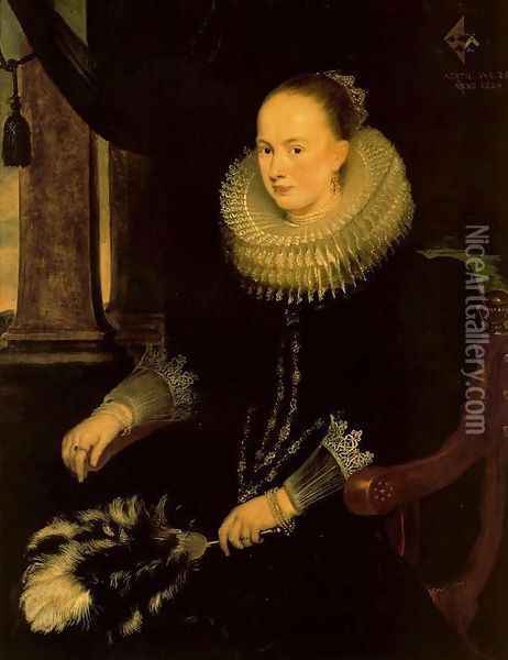Antonia Canis Oil Painting - Cornelis De Vos