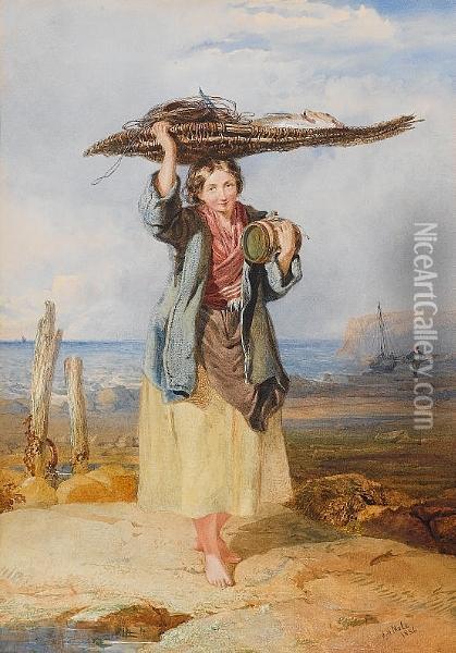 The Fisherman's Daughter Oil Painting - John Henry Mole