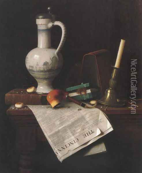The Cincinnati Enquirer 1888 Oil Painting - William Michael Harnett