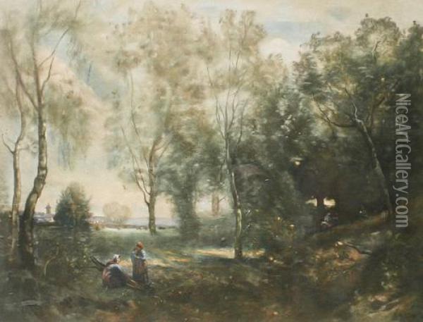 Le Passeur Oil Painting - Henry Scott Bridgwater