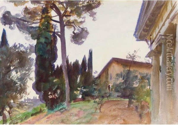 Corfu Oil Painting - John Singer Sargent
