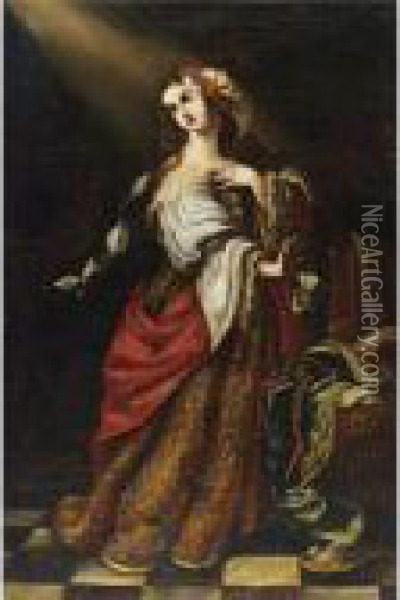 St. Mary Magdalene Oil Painting - Juan De Valdes Leal