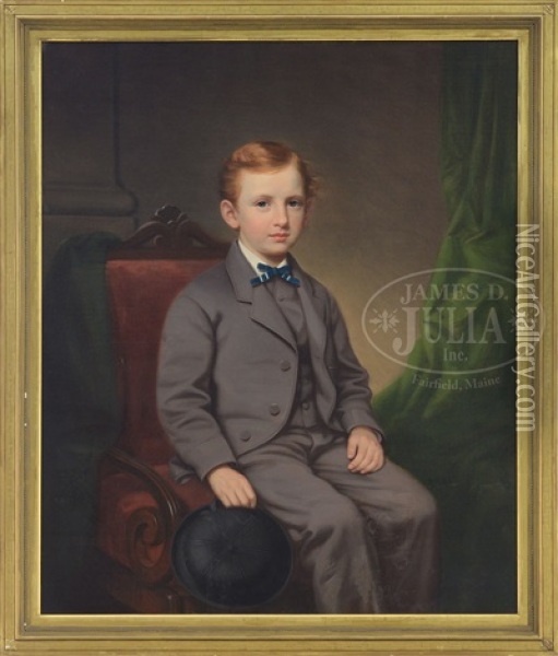 Portrait Of Arthur Whiting Pierce Oil Painting - James Sullivan Lincoln