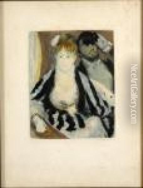 Au Theatre Oil Painting - Pierre Auguste Renoir