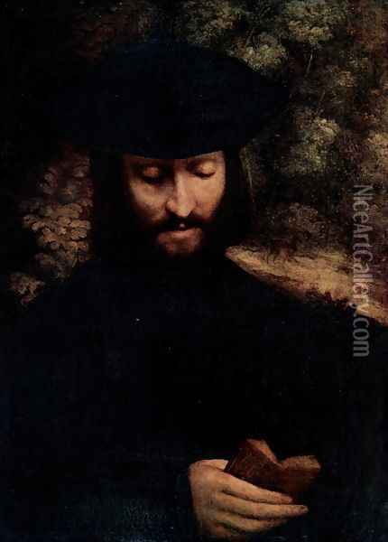 Portrait of a man Oil Painting - Antonio Allegri da Correggio