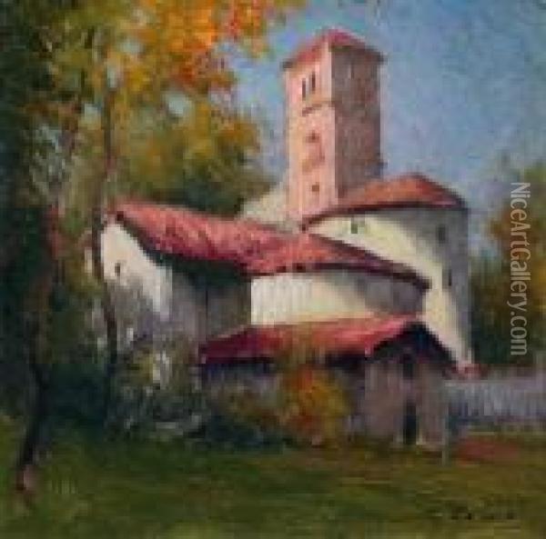 Convento Oil Painting - Giovanni Colmo