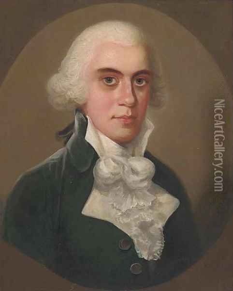 Portrait of William Simpson Oil Painting - English School