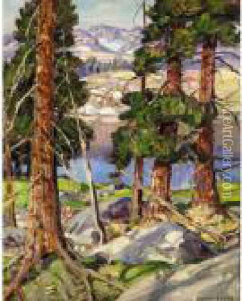 Western Pynes Oil Painting - George Gardner Symons