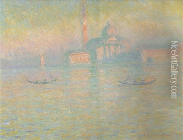 San Giorgio Maggiore, Venise Oil Painting - Claude Monet