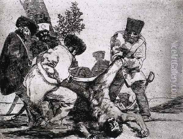 What more can one do Oil Painting - Francisco De Goya y Lucientes