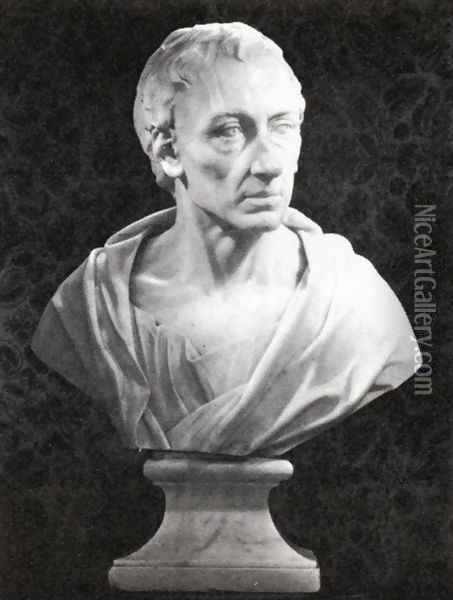 Bust of Alexander Pope Oil Painting - Louis Francois Roubiliac