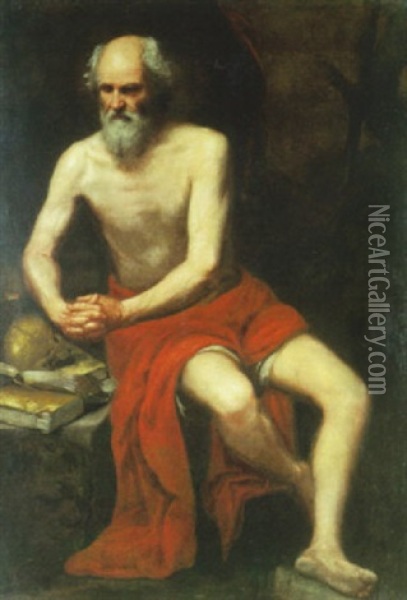 Saint Jerome Oil Painting - Pablo Legote
