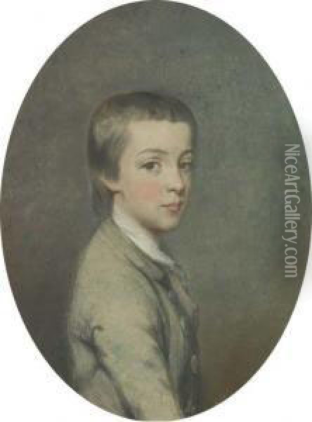 Portrait Of A Boy Oil Painting - Hugh Douglas Hamilton