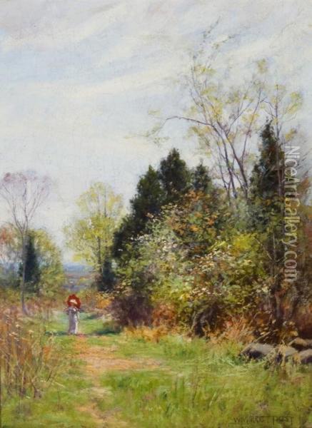 Taking A Stroll Oil Painting - William Merritt Post