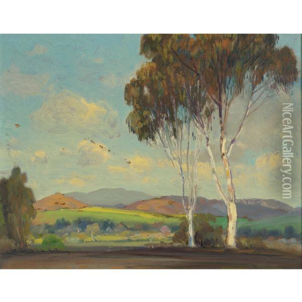 Bright Morning Oil Painting - Alfred Richard Mitchell