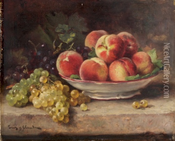 Fruchtestillleben Oil Painting - Eugene Claude