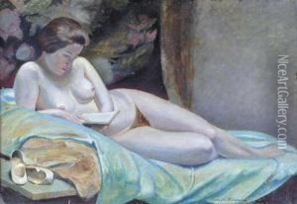 Akt Kobiecy Oil Painting - Mieczyslaw Filipkiewicz
