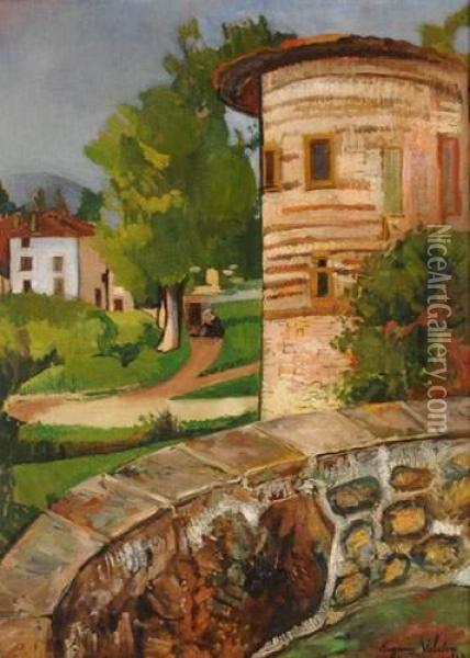 Le Chateau Saint-bernard Oil Painting - Suzanne Valadon