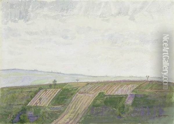 Landscape Oil Painting - Albert Trachsel